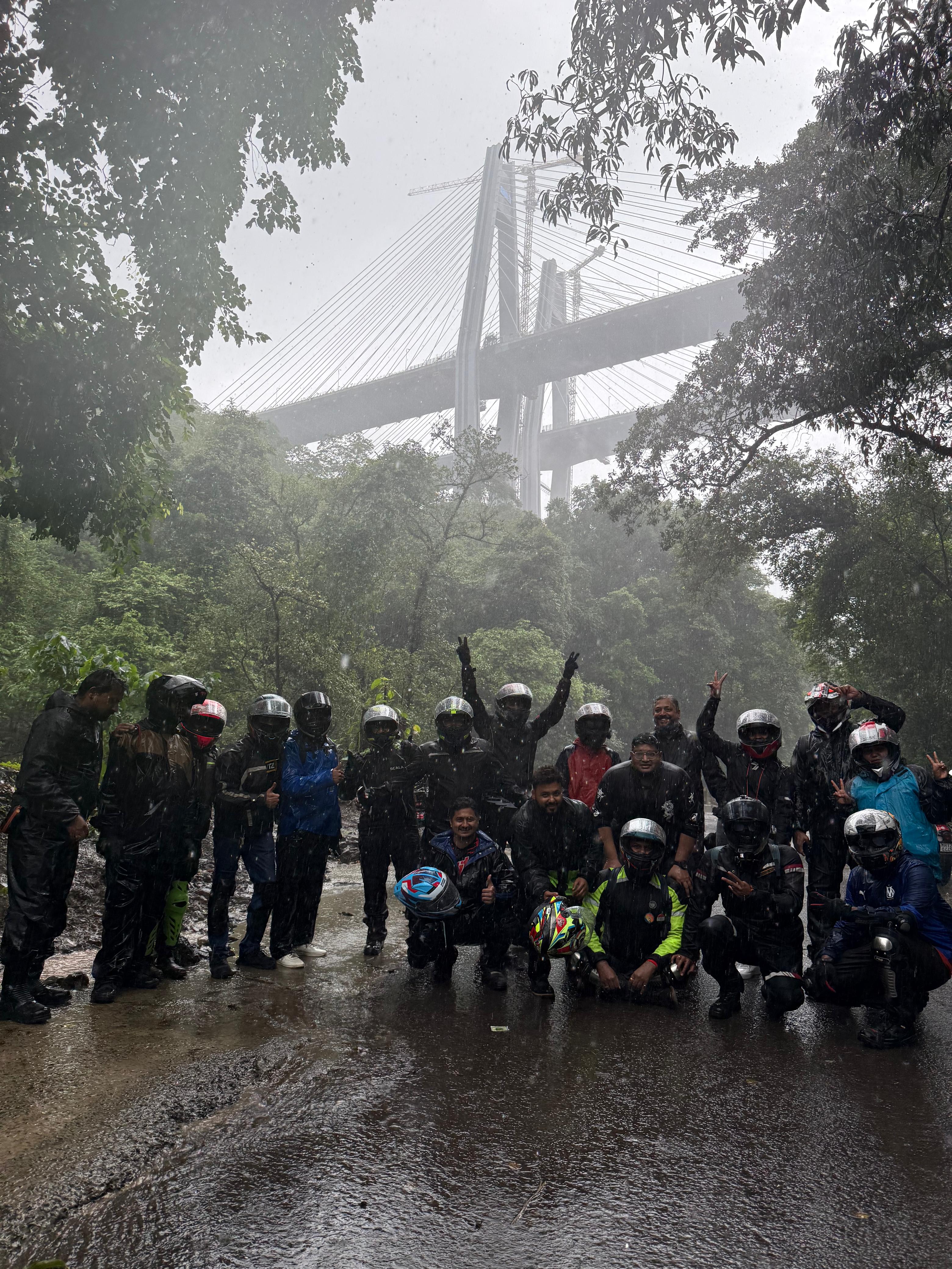 BRC riders on the Missing Link ride